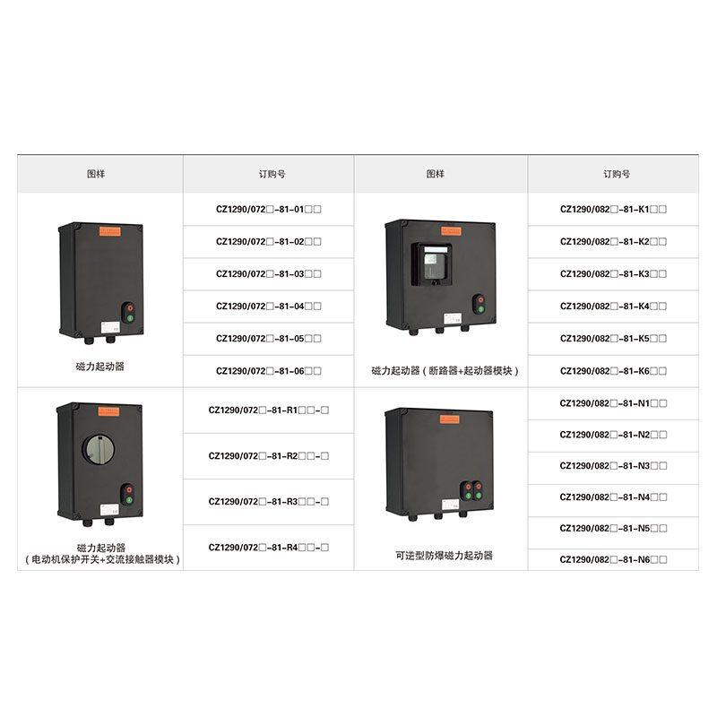 CZ1290 磁力起動(dòng)器( 斷路器 + 起動(dòng)器模塊 ) 